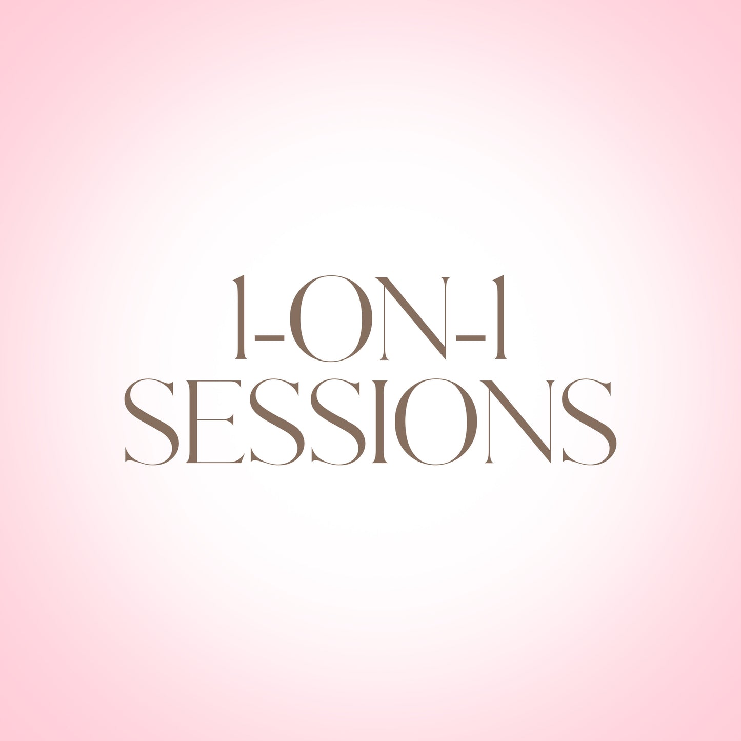 One-on-One Sessions
